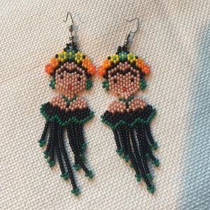 NWOT Mexican Frida Kahlo Earrings